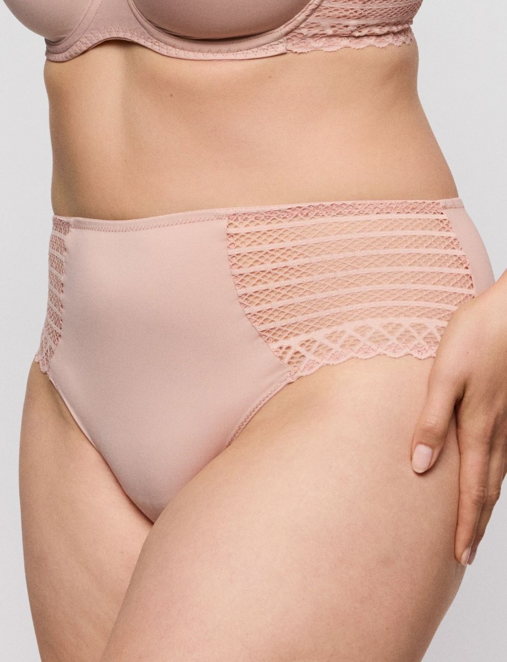 Primadonna Twist Twist Side Full Briefs Powder Rose