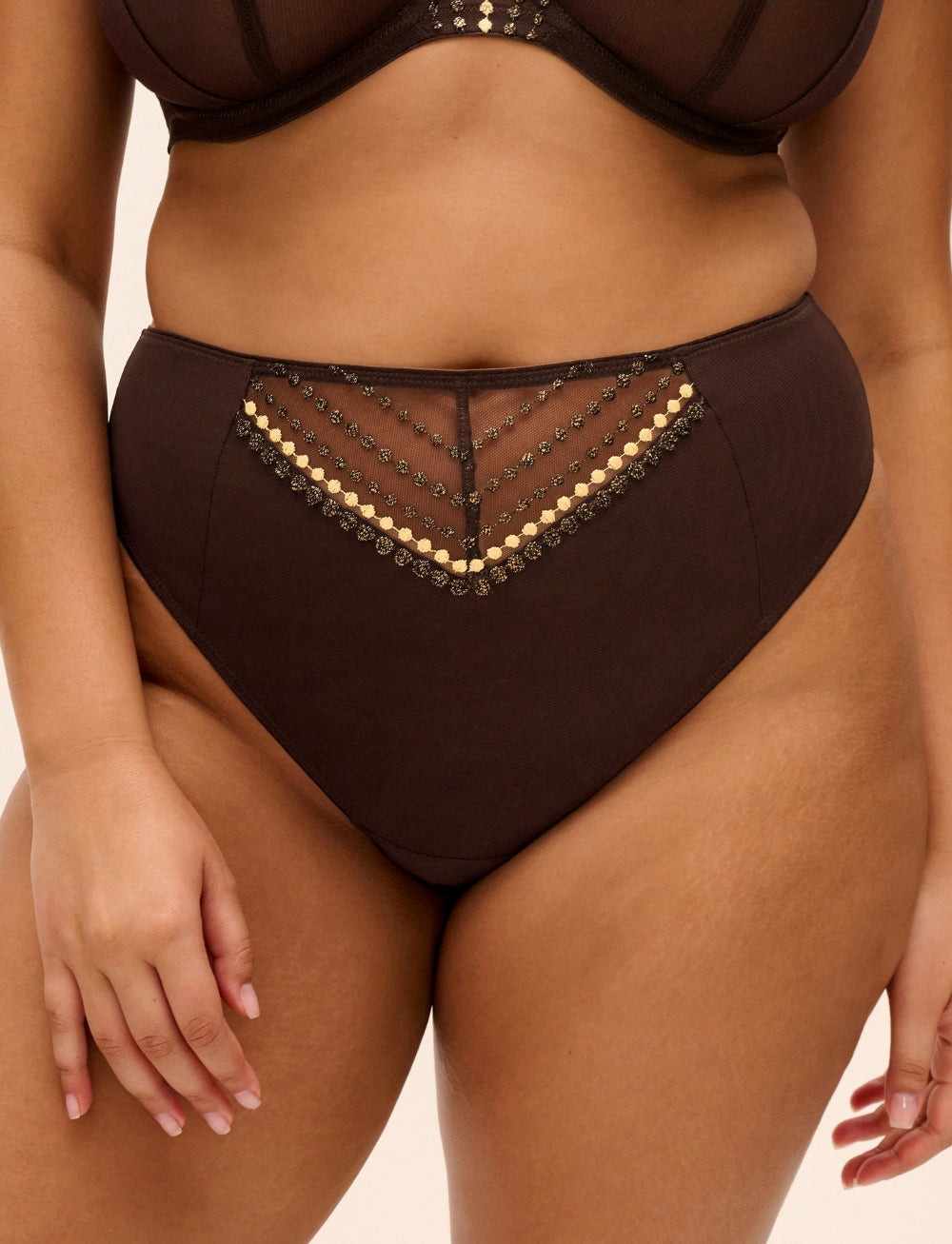 Elomi Matilda Brazilain Brief Gold Rush