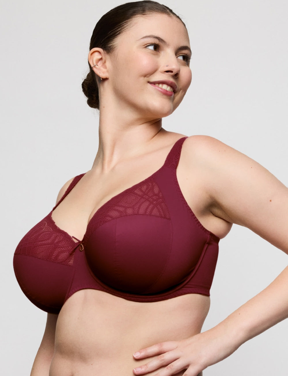 Primadonna Salerno Full Cup Bra (AU H-K Cup) Evening Red