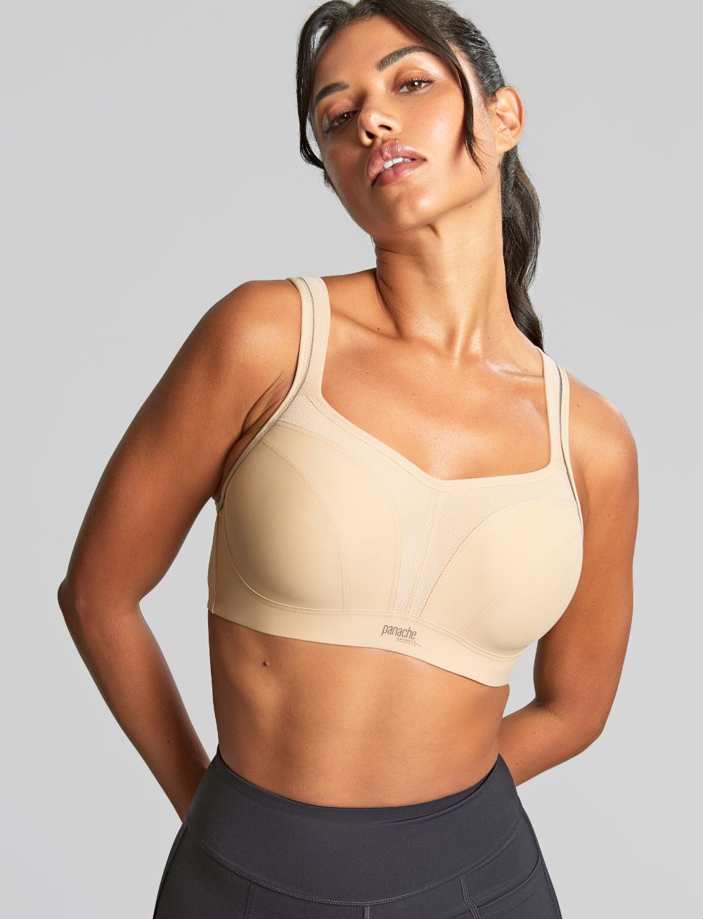 Panache Power Wired Sports Bra Latte