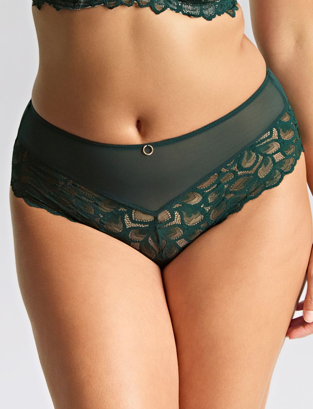 Panache Allure Deep Brief Forest Green