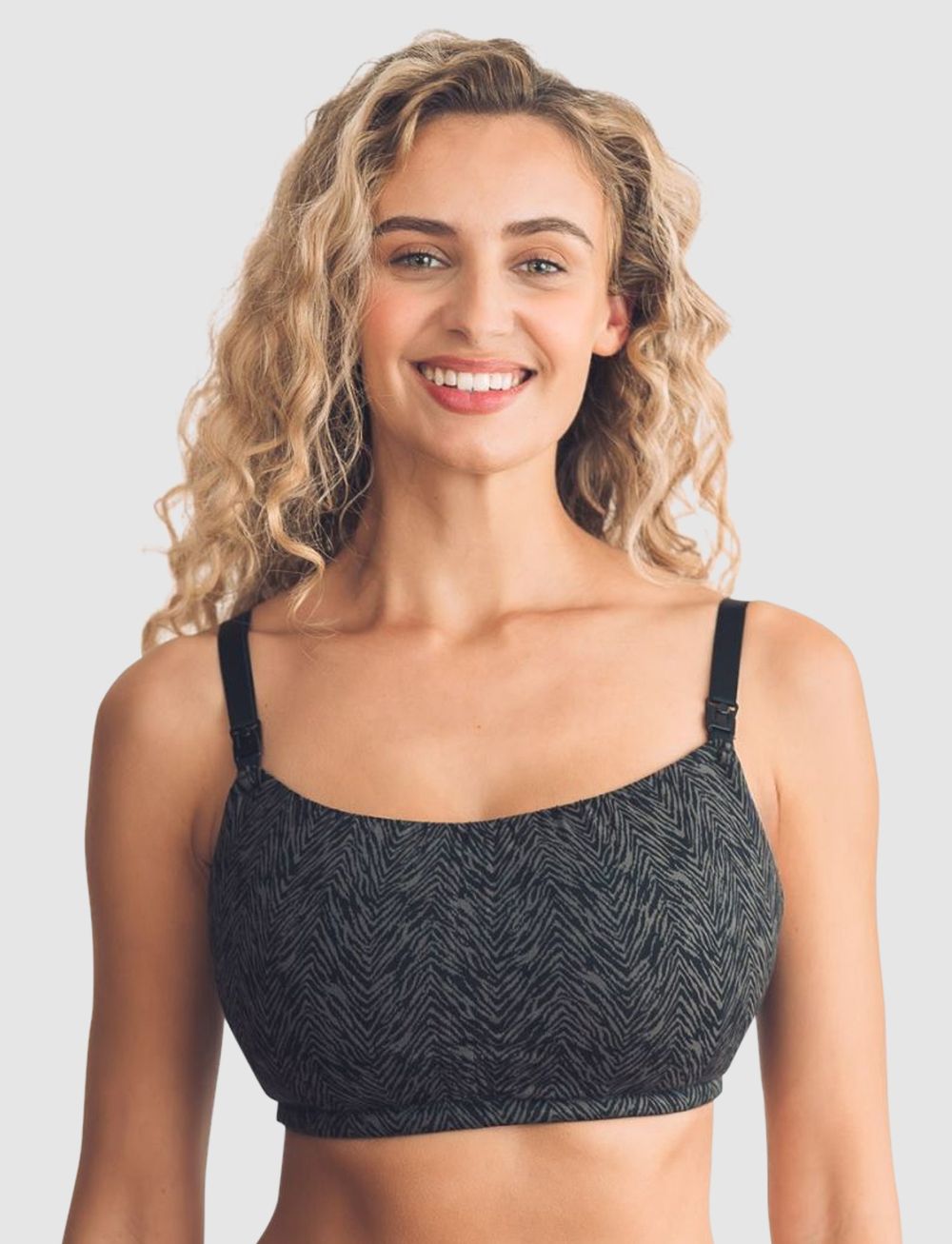 Royce Blossom Cotton Maternity & Nursing Bra Dark Print