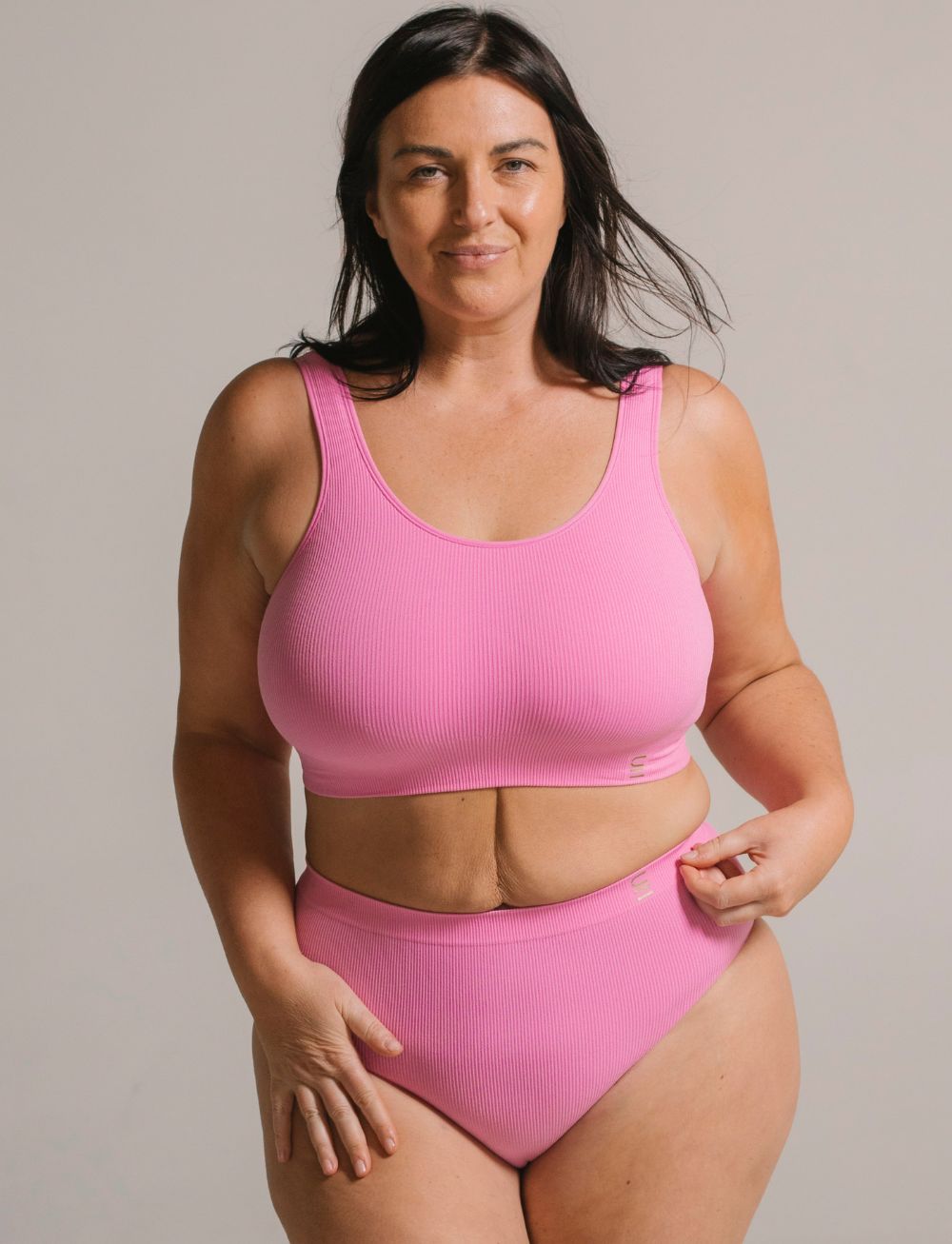 Underwear for Humanity Recycled Bra Crop D+ Pink