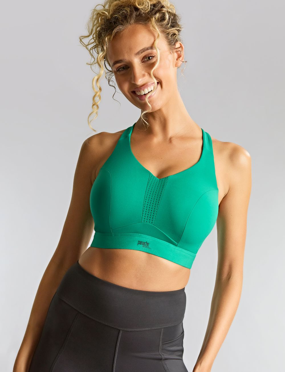 Panache Endurance Non Padded Sports Bra Green