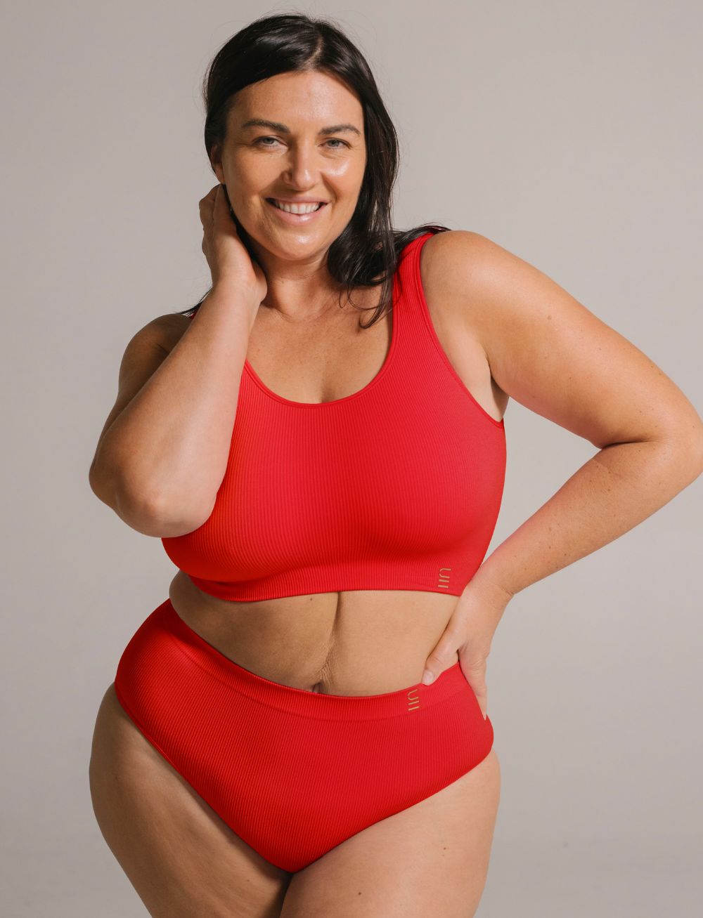 Underwear for Humanity Recycled Bra Crop D+ Flame