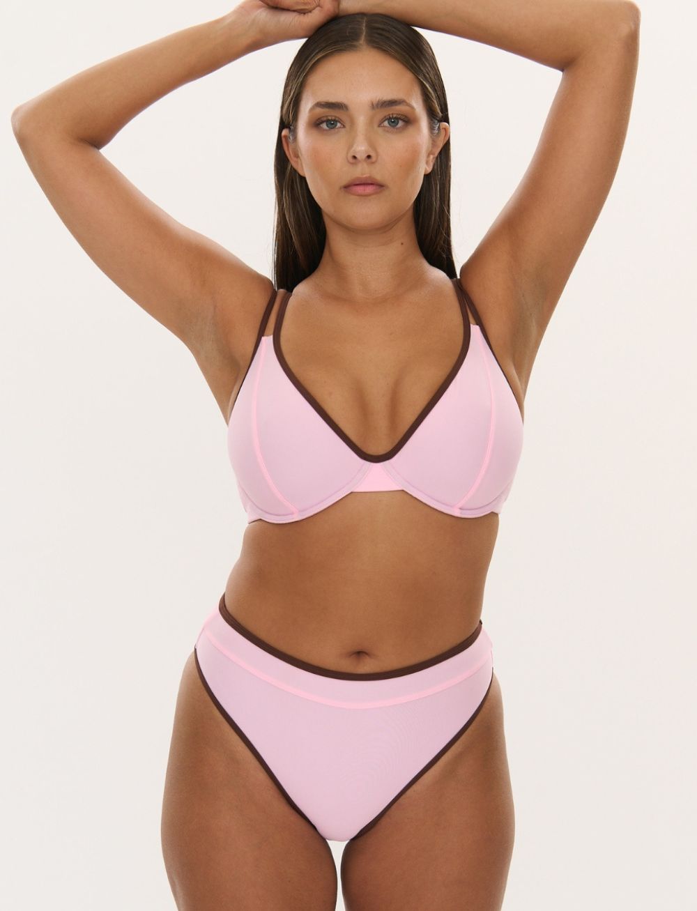 RAQ Multi-Way Bikini Top Floss Choc Bind
