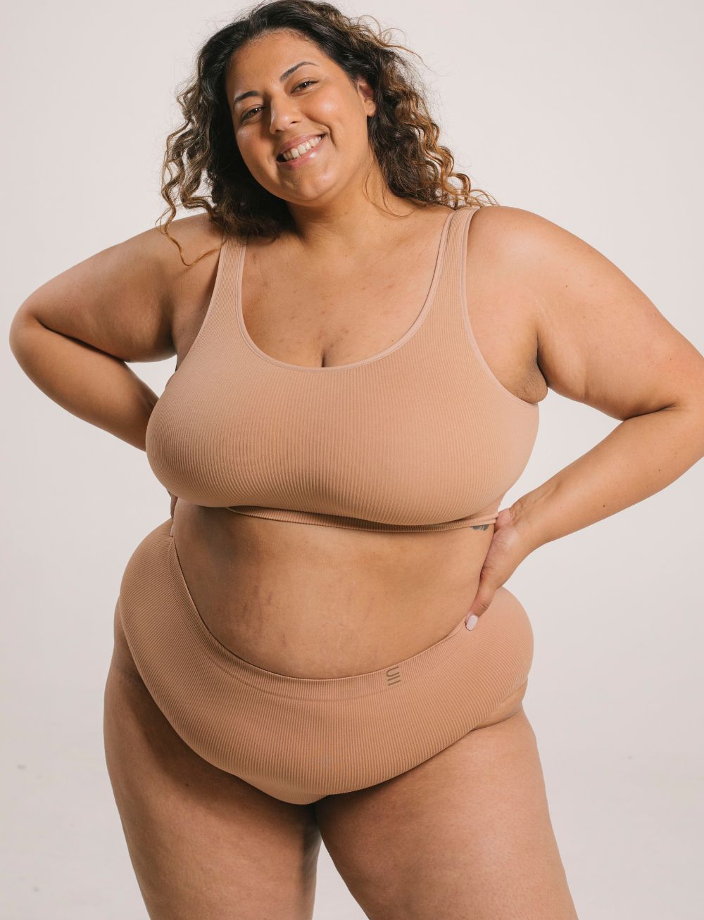 Underwear for Humanity Recycled Bra Crop D+ Nude 3