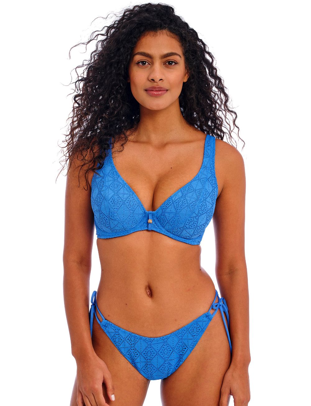 Freya Nomad Nights UW High Apex Bikini Top Atlantic