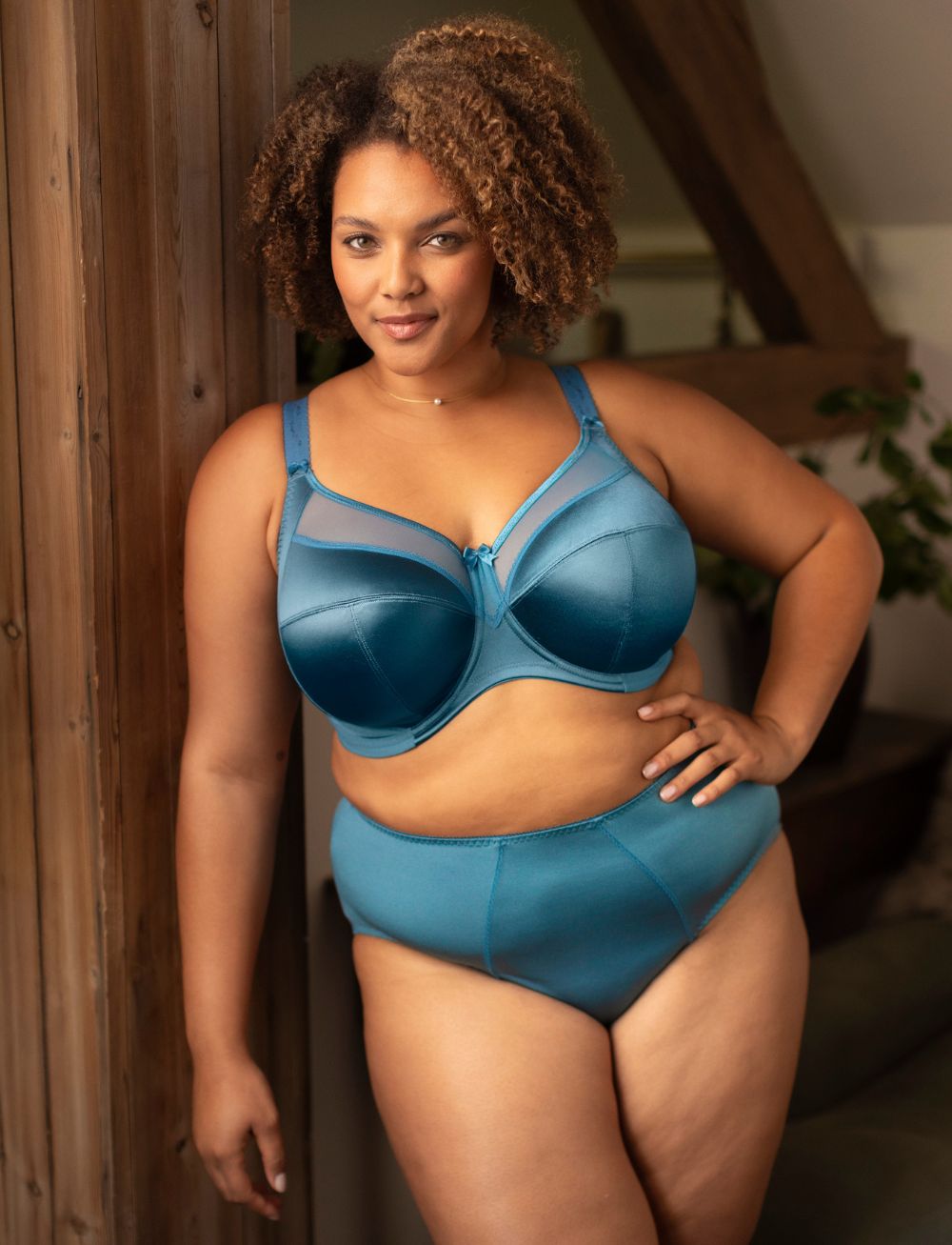 Goddess Keira Full Cup Bra Mediterranean Blue