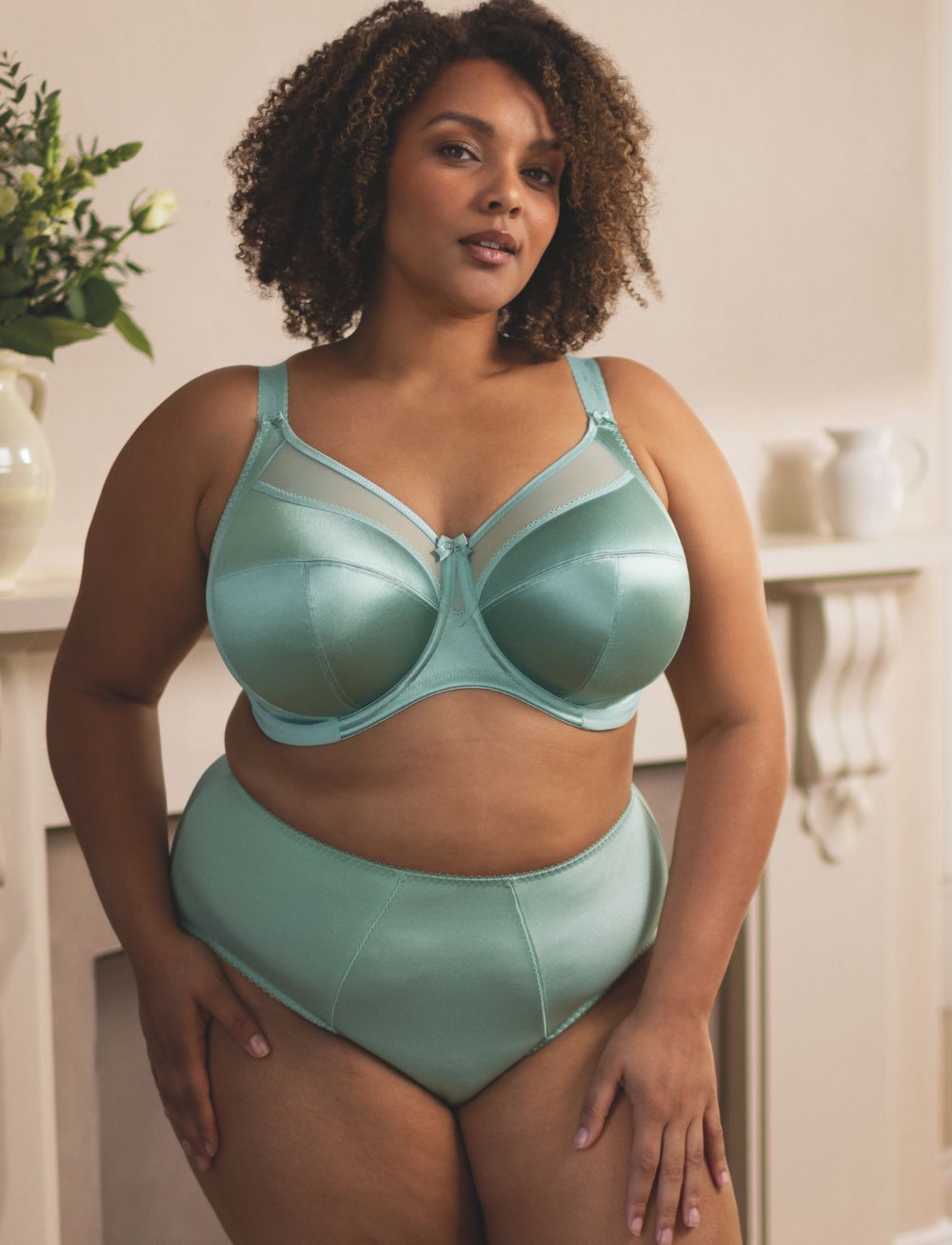 Goddess Keira Full Cup Bra Seafoam