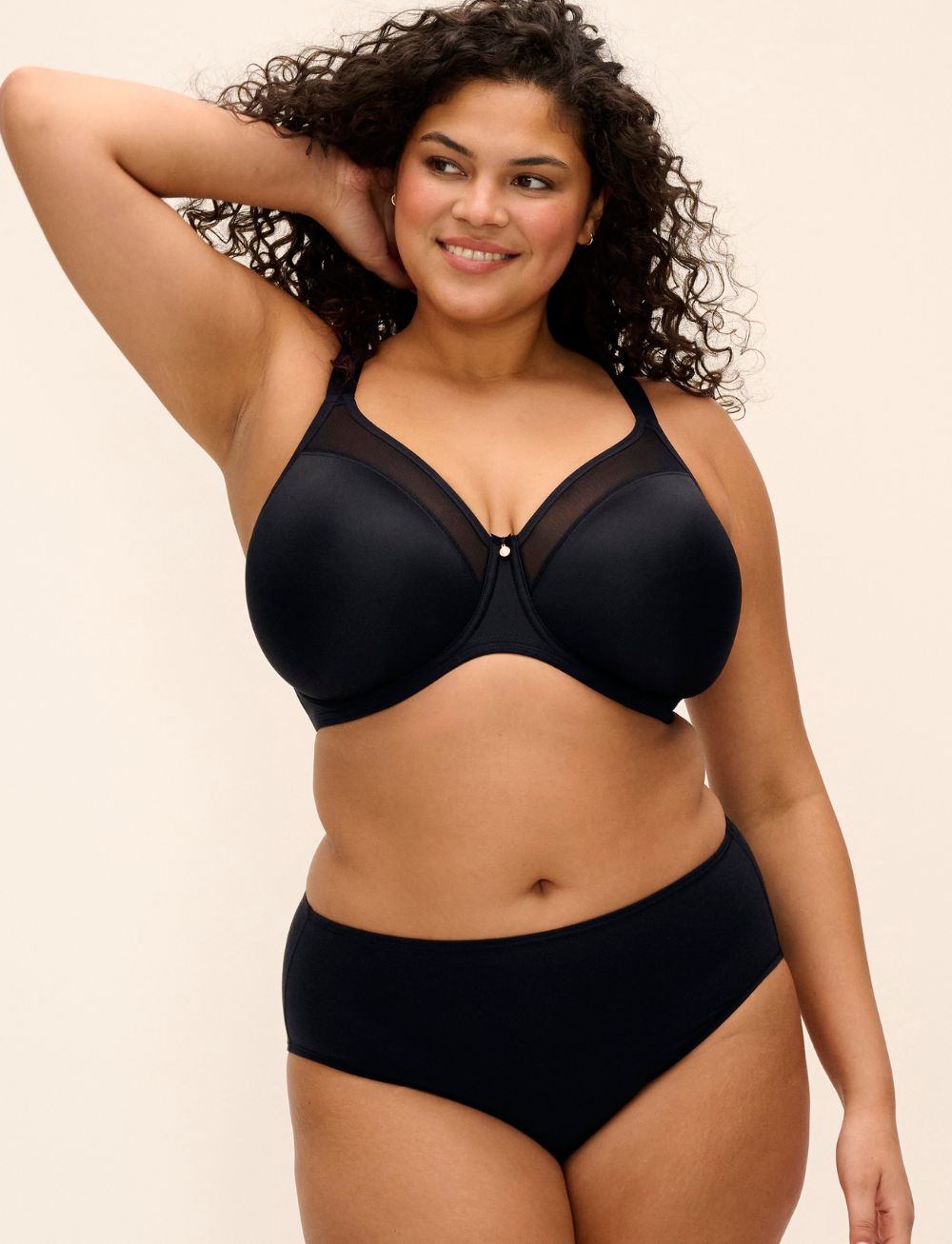 Elomi Smooth Moulded T-Shirt Bra Black