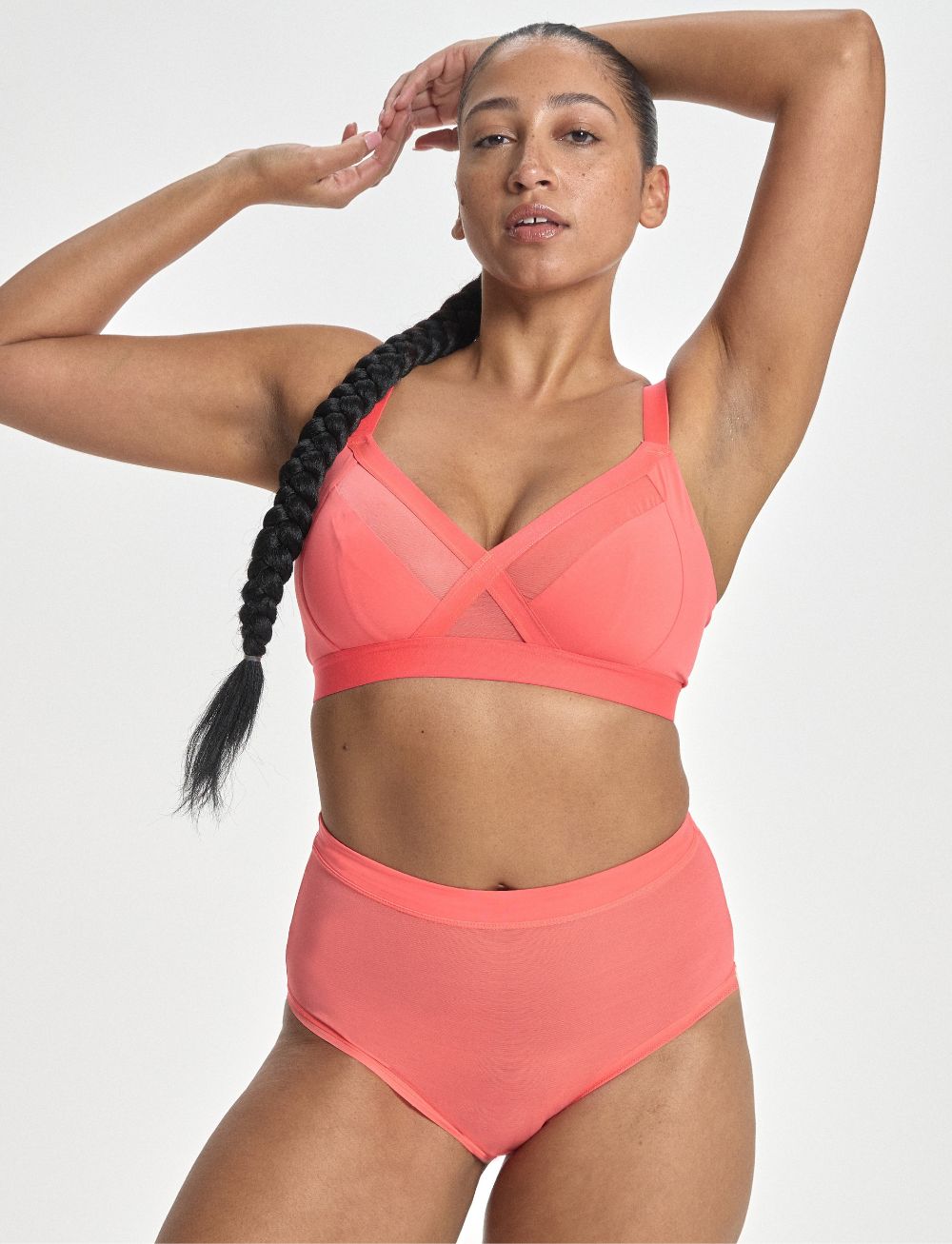 Nala Support Wirefree Bralette Hot Lava