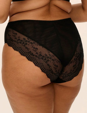 Elomi Lucie High Leg Brief Jet