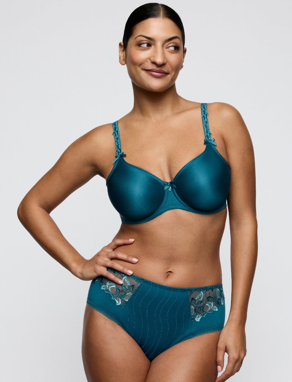 Primadonna Deauville Non Padded Seamless Full Cup Bra Peacock