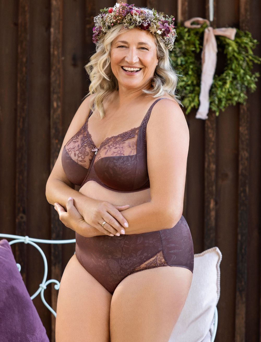 Ulla Jasmin Underwired Bra Carnation