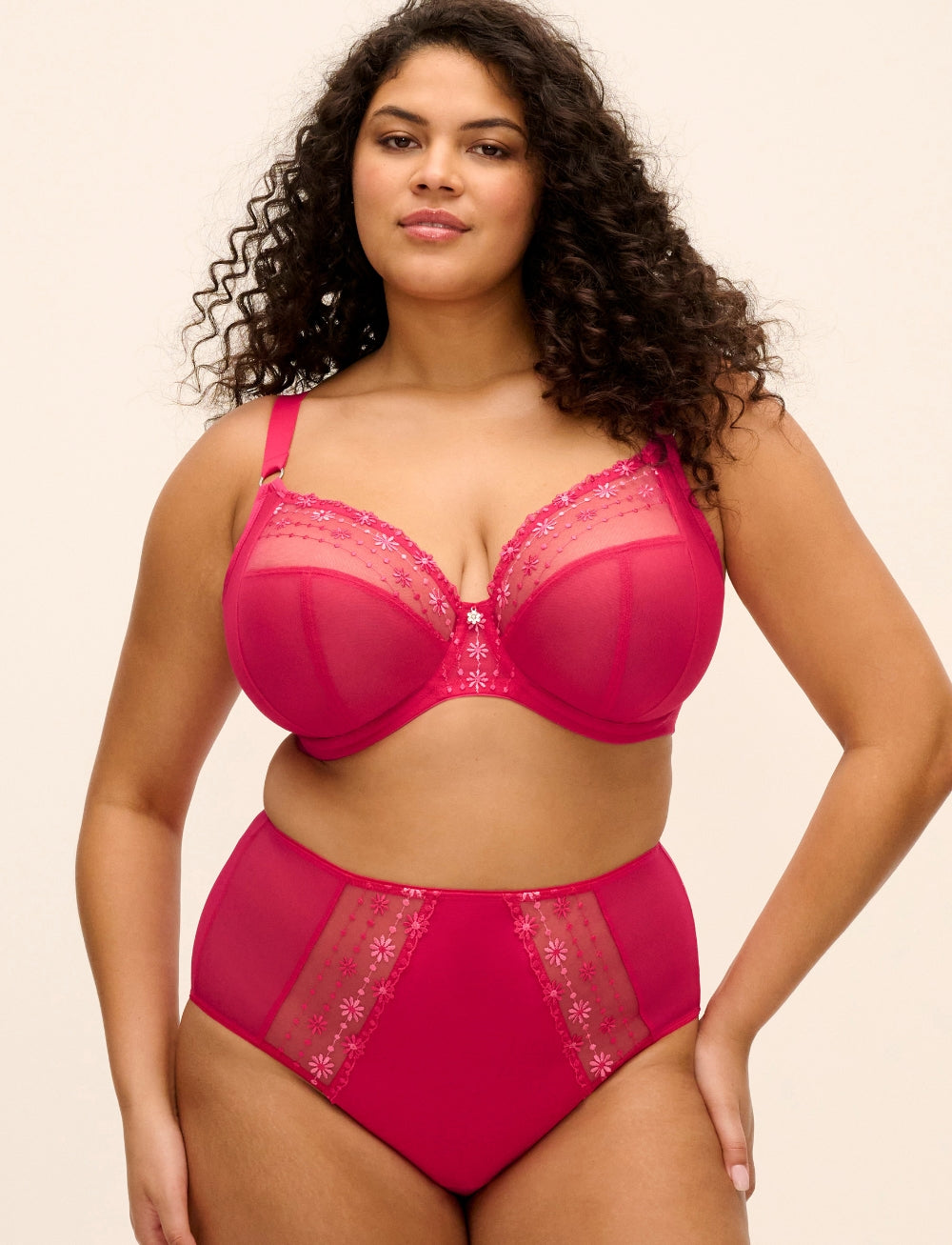 Elomi Matilda UW Plunge Bra Hot Pink
