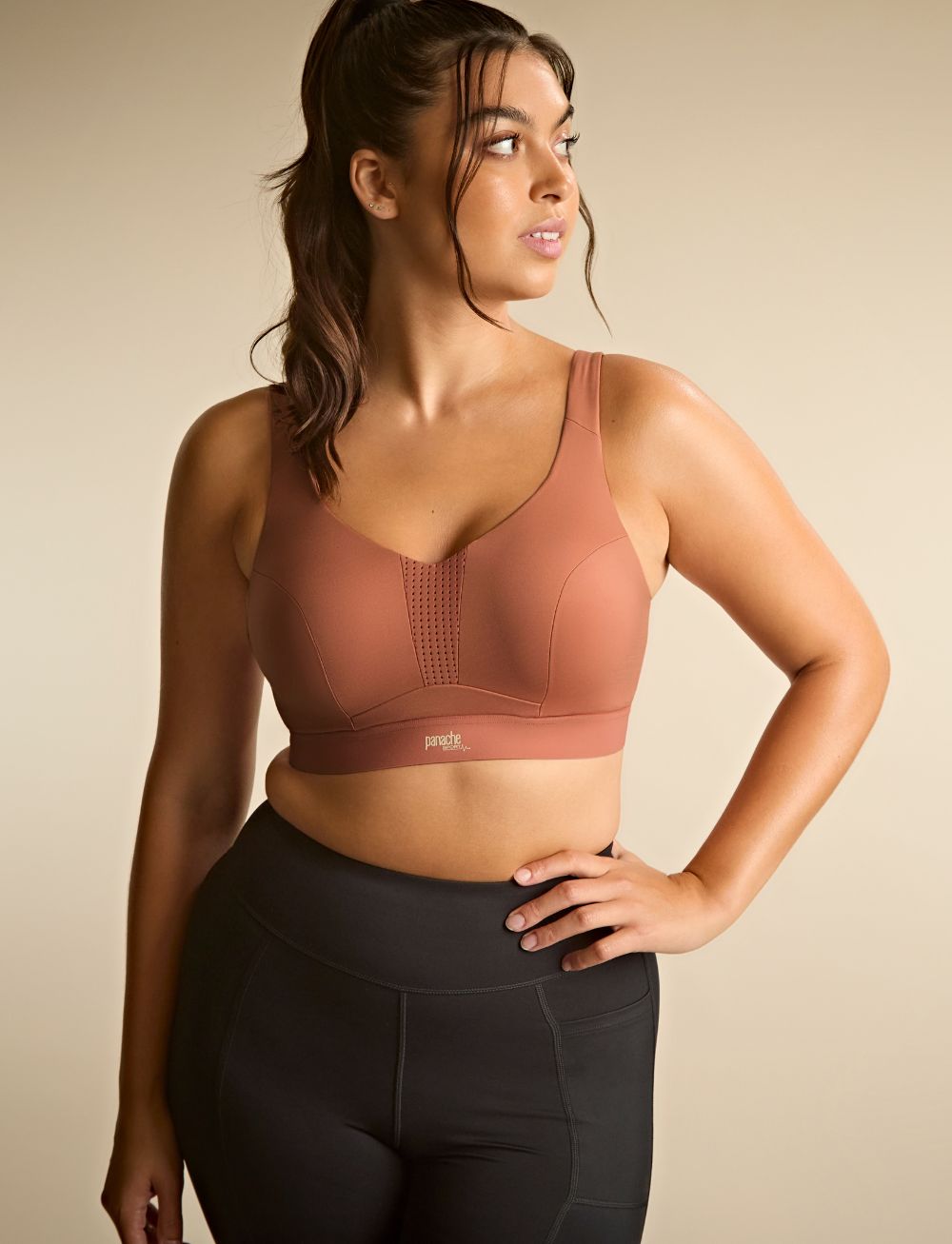 Panache Endurance Non Padded Sports Bra Sienna Rose