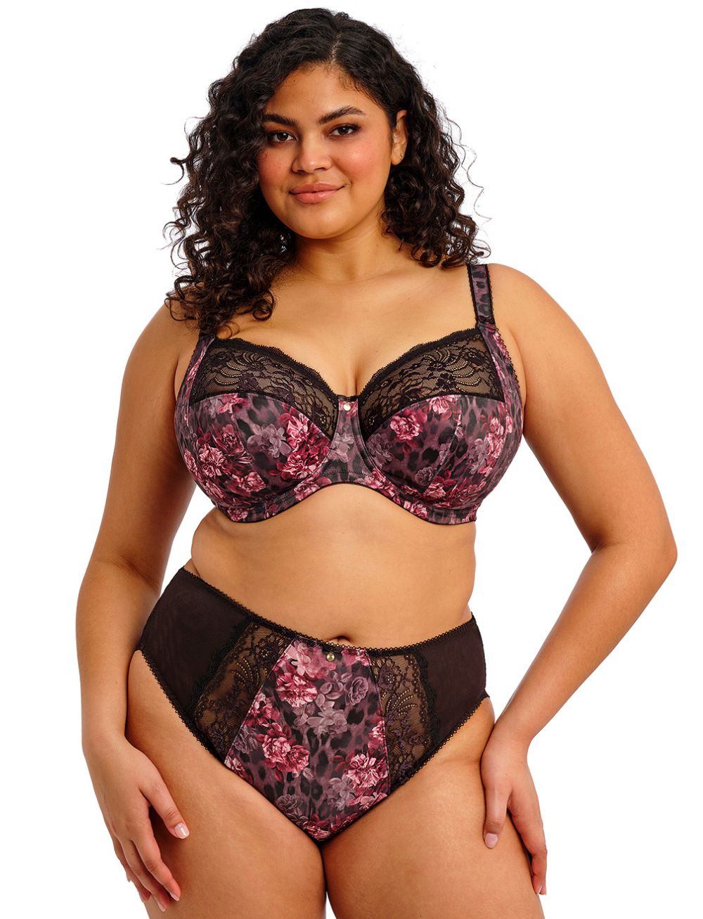 Elomi Morgan UW Bra Print Dark Romance