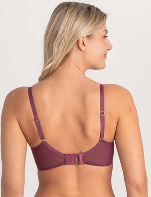 Samanta Perla Soft High Apex Bra Heather