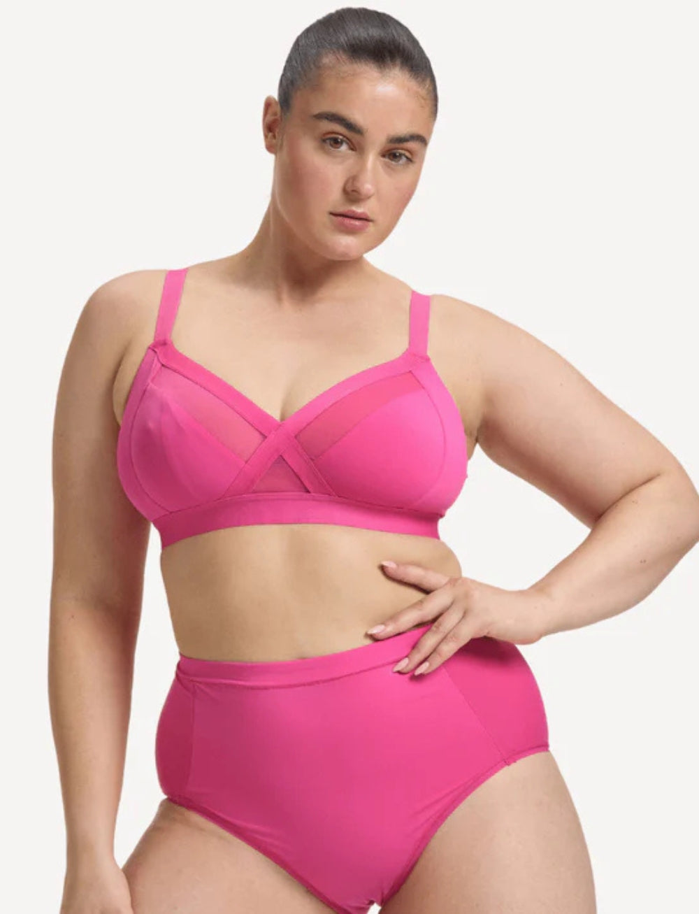 Nala Support Wirefree Bralette Electric Raspberry