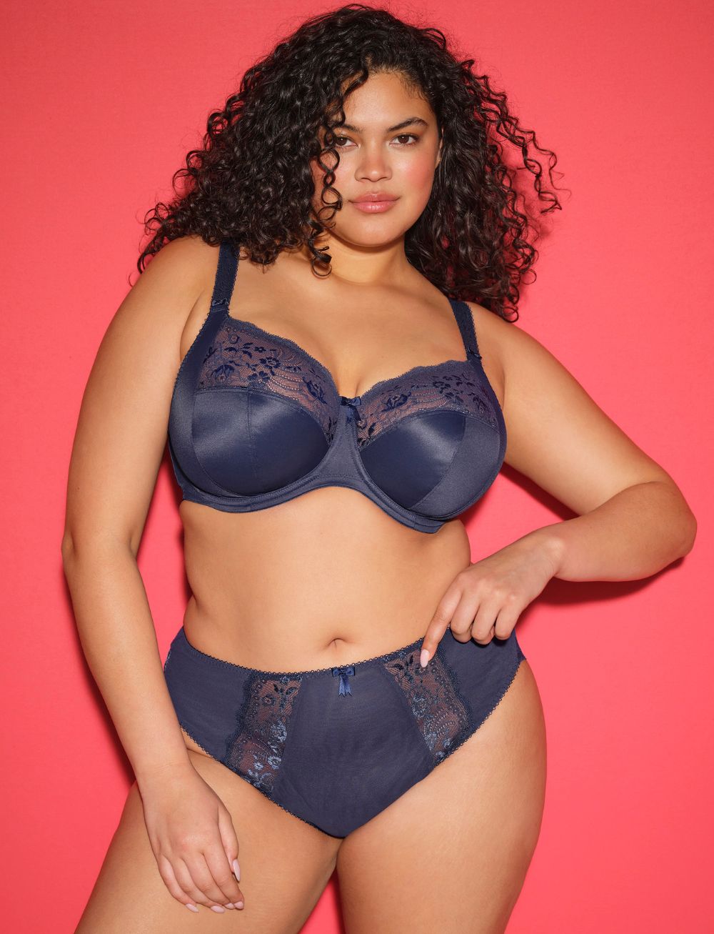 Elomi Morgan UW Bra Plain Midnight