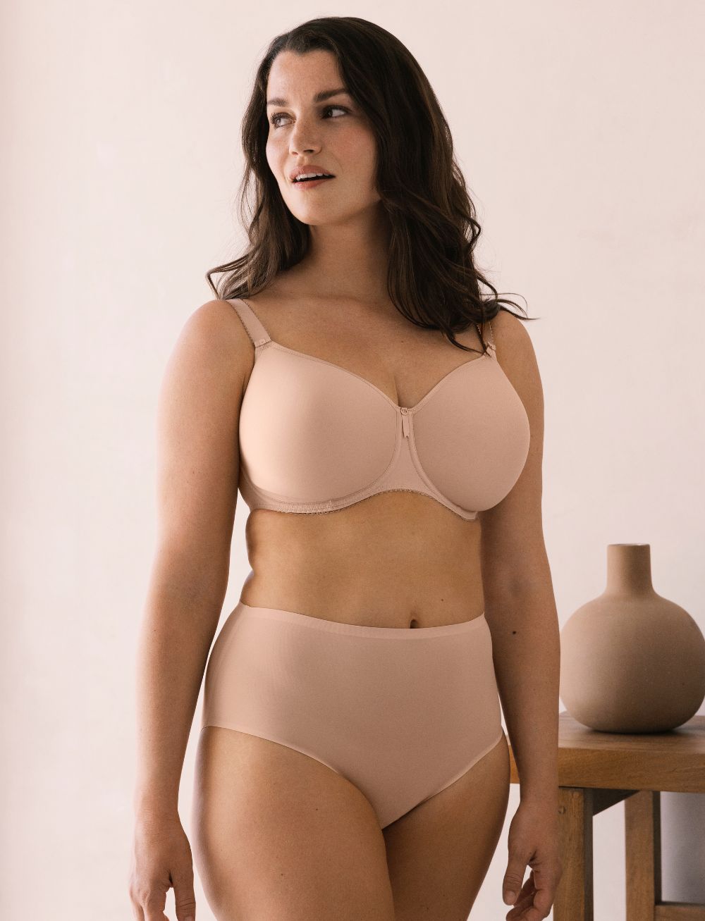 Fantasie Rebecca Essentials Moulded Spacer Bra Natural Beige