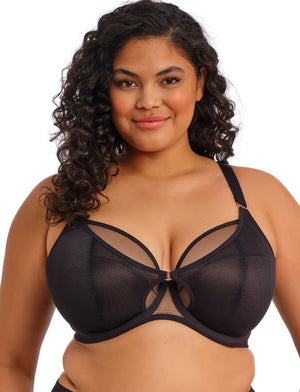 Elomi Kintai UW Plunge Bra Black