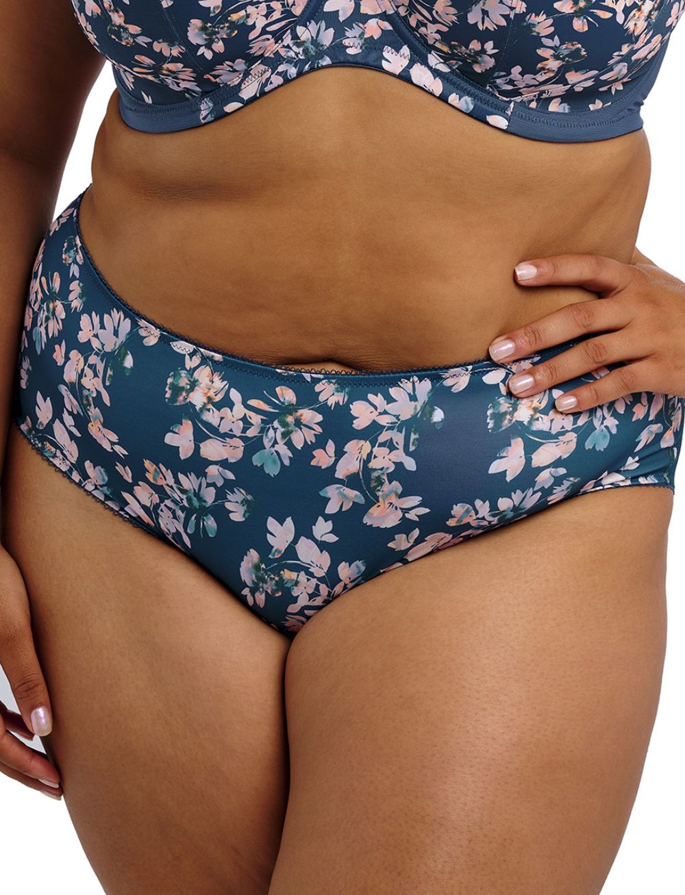 Goddess Kayla Brief Teal Blossom