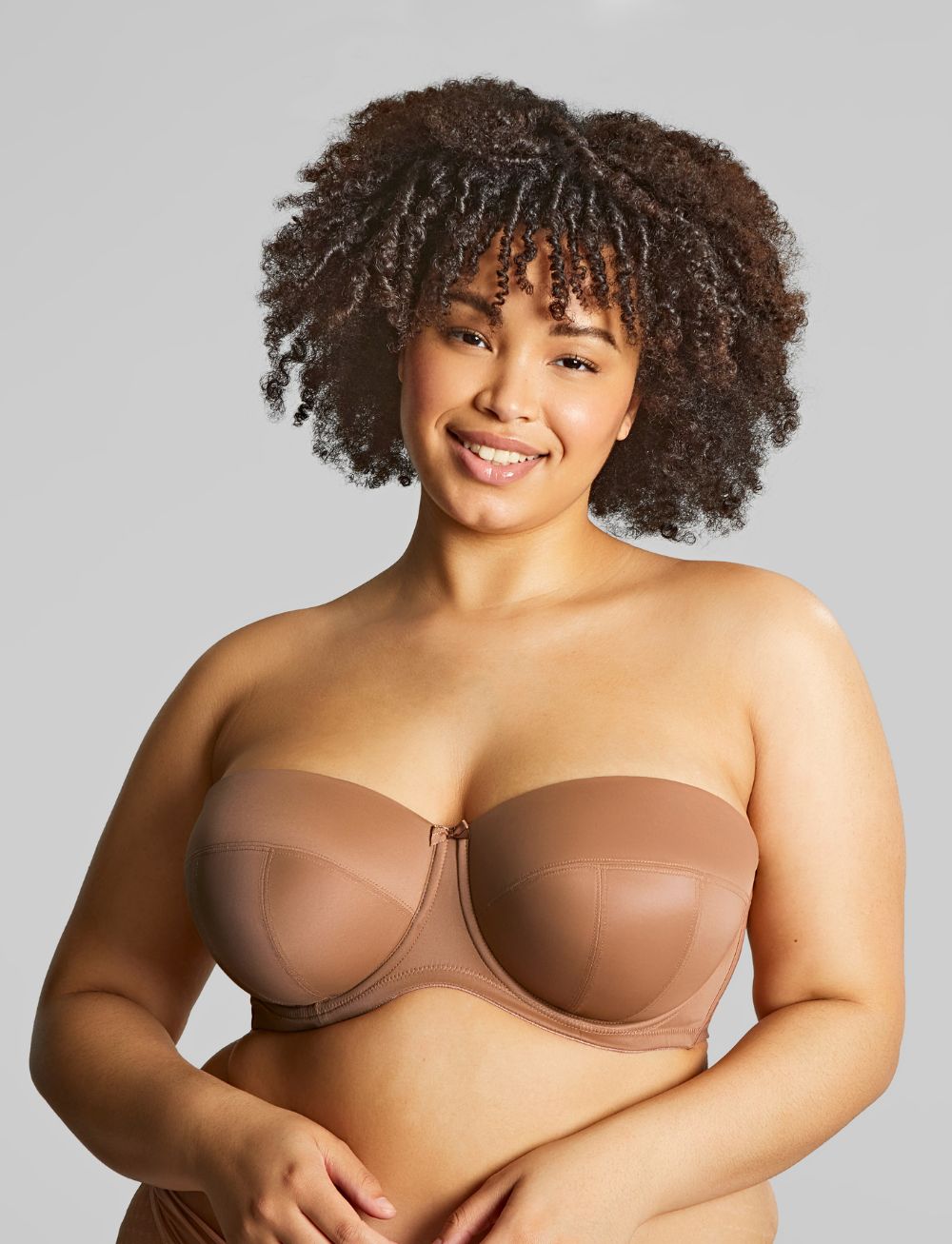 Sculptresse Dana Strapless Bra Caramel
