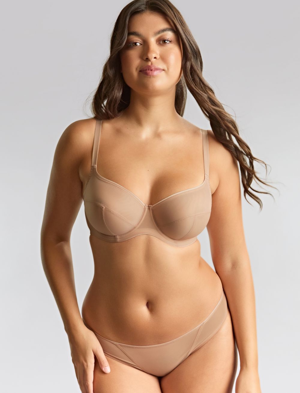 Panache Tango Essence Balcony Bra Honey