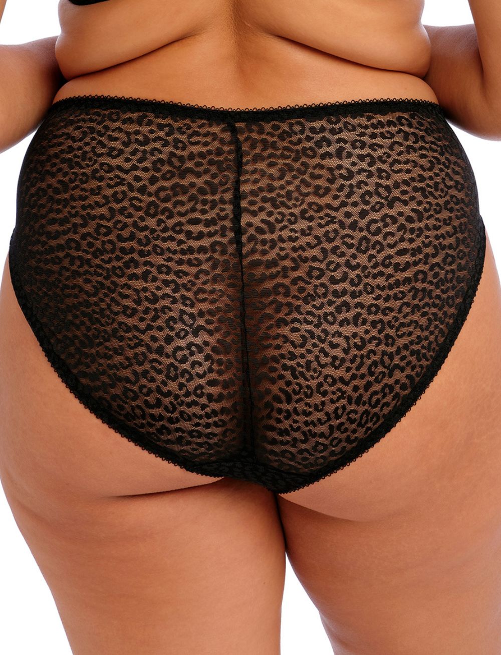 Elomi Lucie High Leg Brief Black