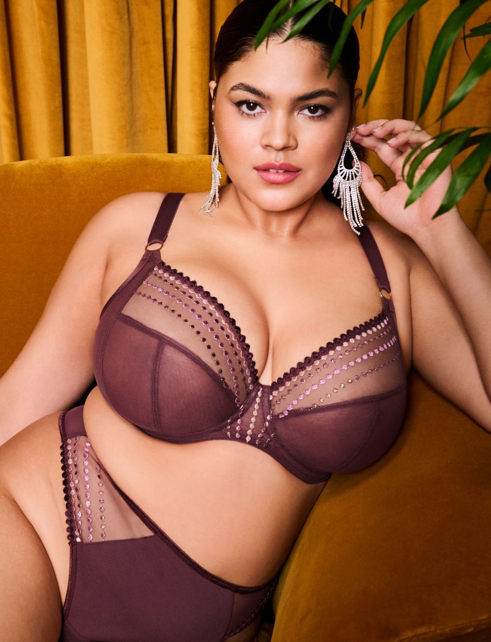 Elomi Matilda UW Plunge Bra Sugarplum