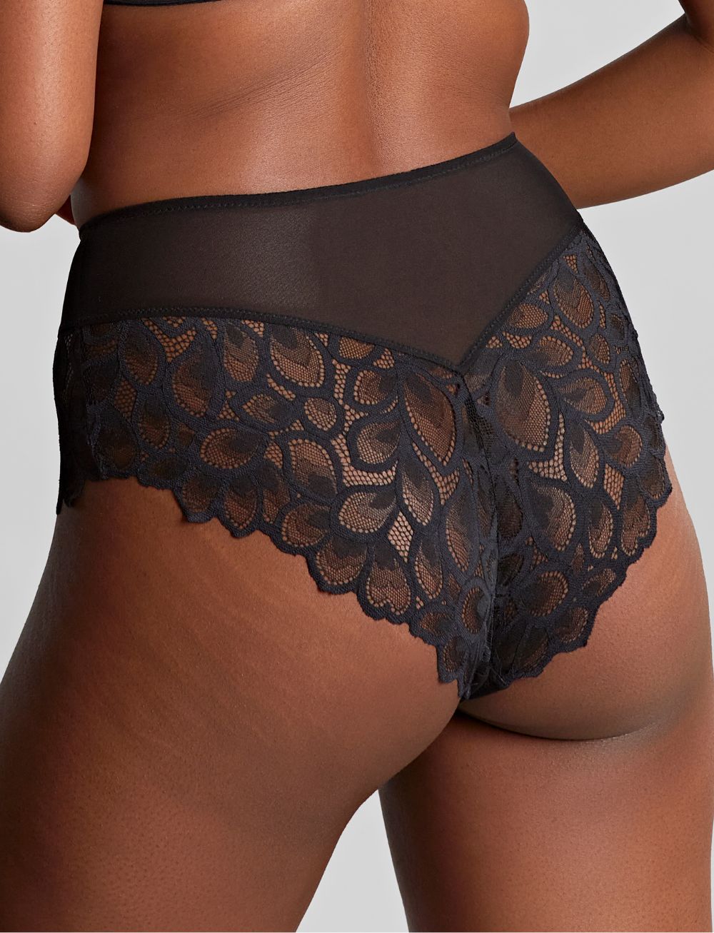 Panache Allure Deep Brief Black/Latte