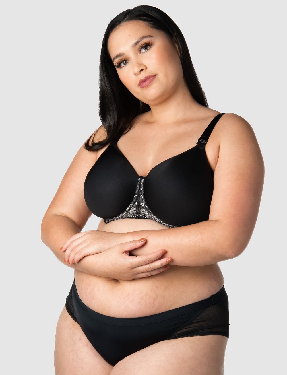 Hotmilk Obsession Full Cup Nursing Bra Jet Black
