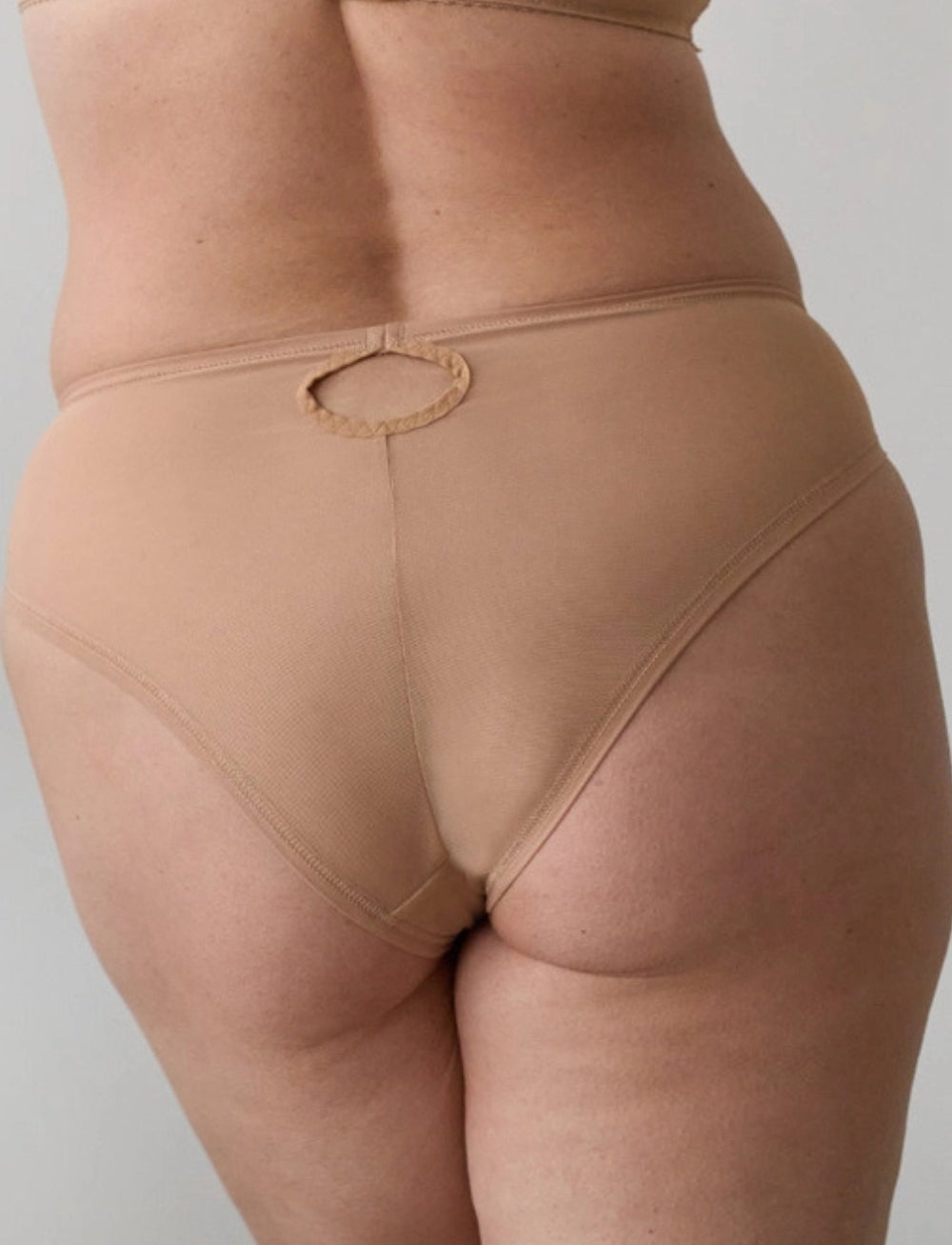 Ewa Michalak Róża Pustyni High Cut Briefs Latte