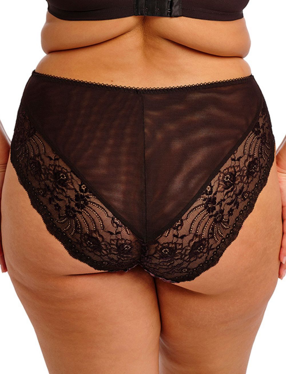 Elomi Morgan High Leg Brief Dark Romance