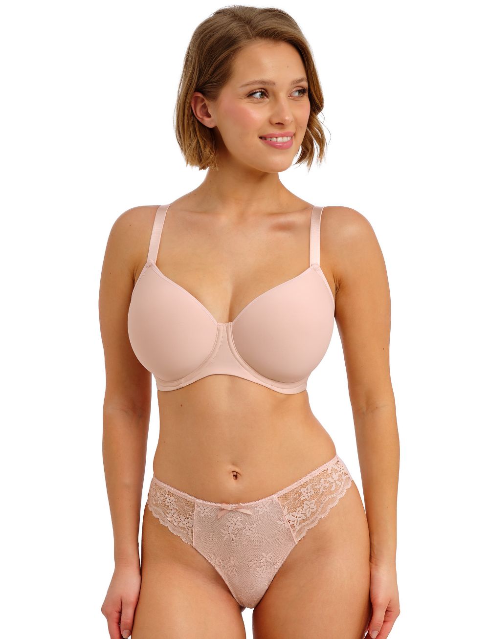 Freya Essentially Smooth UW Moulded Balcony T-Shirt Bra Cameo
