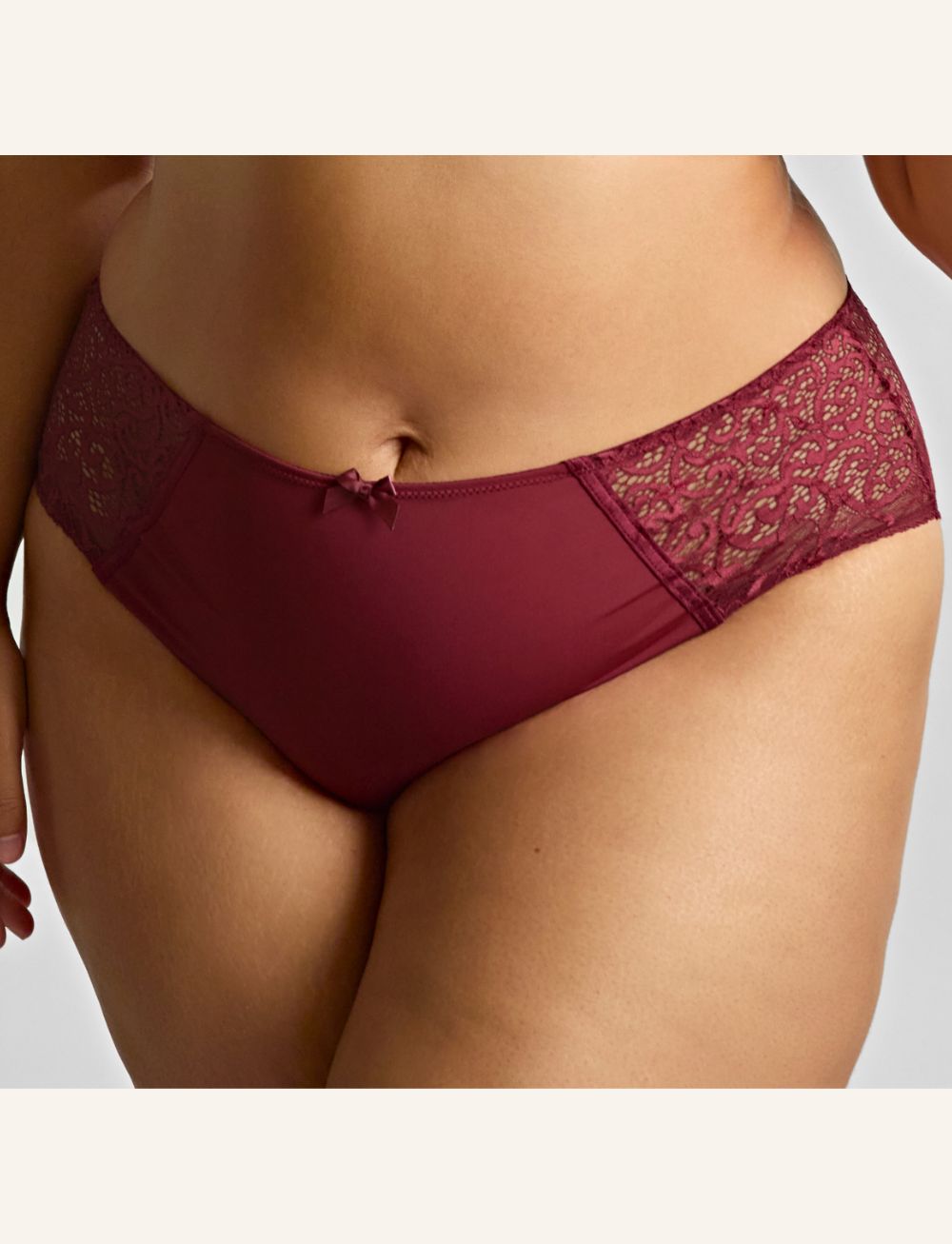 Sculptresse Estel Deep Brief Cherry Red