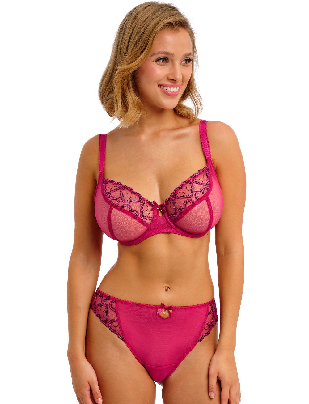 Freya Laurine UW Plunge Bra Raspberry
