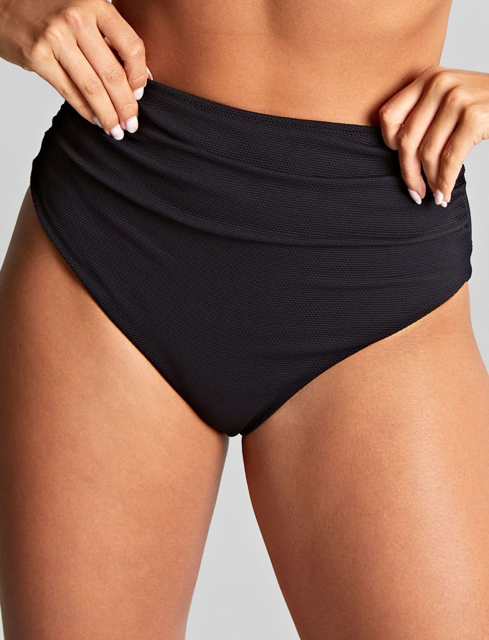 Panache Spirit High Waist Brazilian Bikini Brief Black