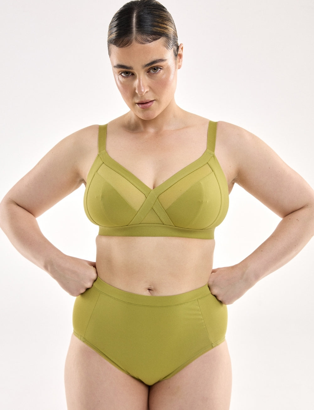 Nala Support Wirefree Bralette Kiwi