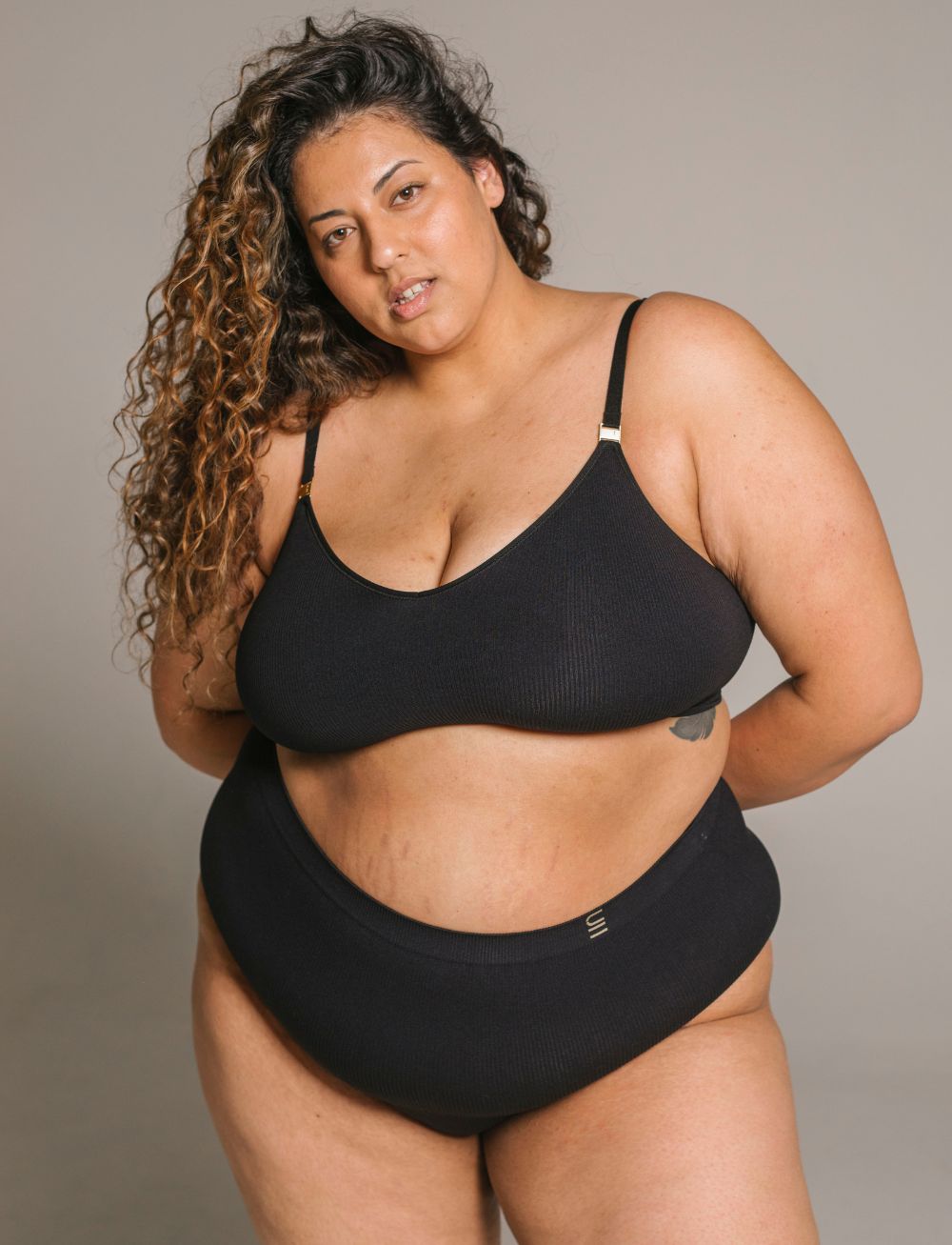 Underwear for Humanity Recycled Wireless Bra DD+ Black