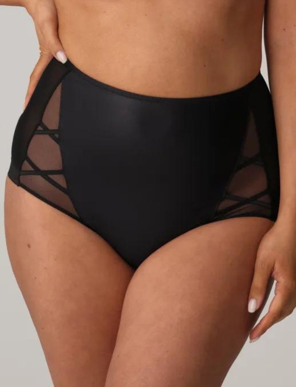 Primadonna Twist Zipolite Full Briefs Black