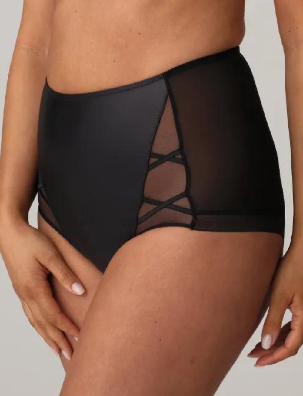 Primadonna Twist Zipolite Full Briefs Black