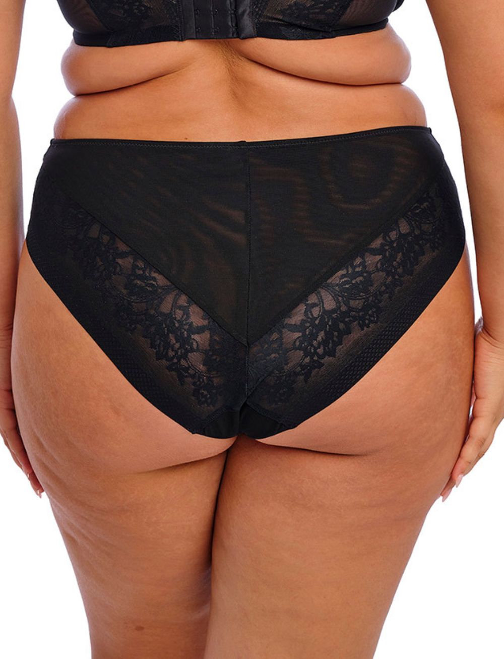 Elomi Nerina High Leg Brief Black