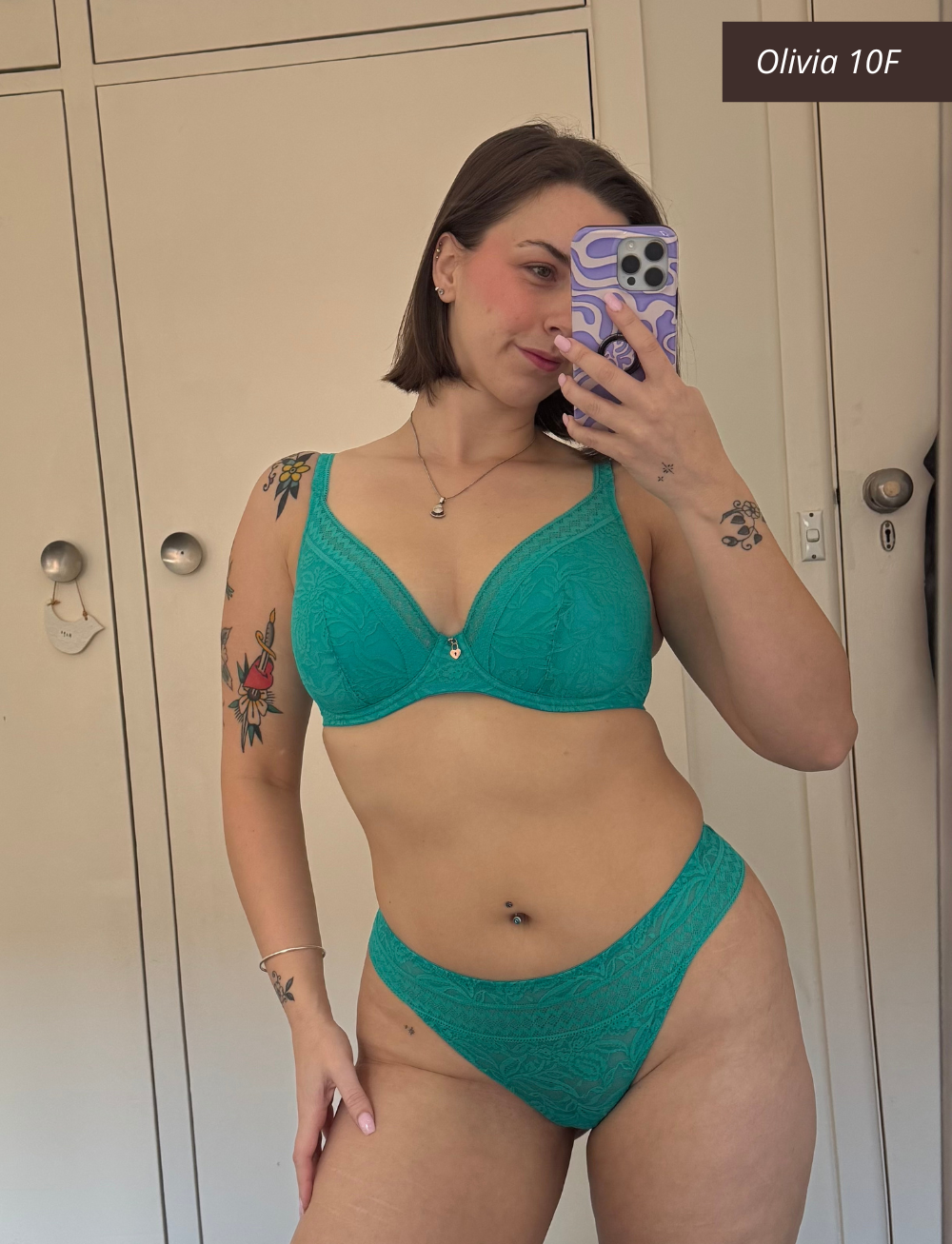 sg-10-12 Primadonna Twist Palermo Half Padded Plunge Bra Sunny Teal