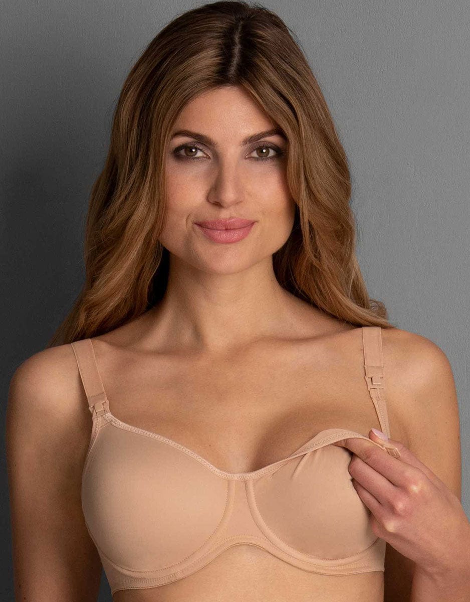 Anita Maternity - Bra - Underwired Anita Basic Microfibre Underwire Nursing Bra Skin
