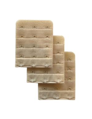 Braza Accessories Braza Bra Extenders Beige 3 Rows