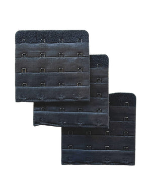 Braza Accessories Braza Bra Extenders Black 4 Rows