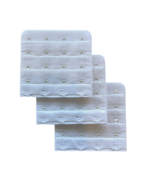 Braza Accessories Braza Bra Extenders White 4 Rows